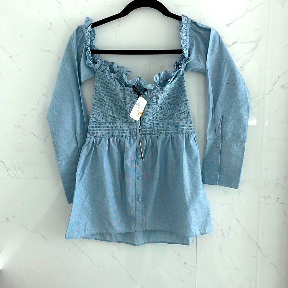 Off The Shoulder Romeo and Juliet Top
